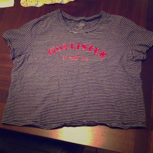 striped Hollister tee shirt